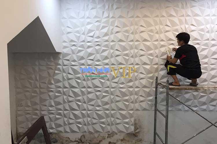 vách nhựa PVC 3D ốp tường
