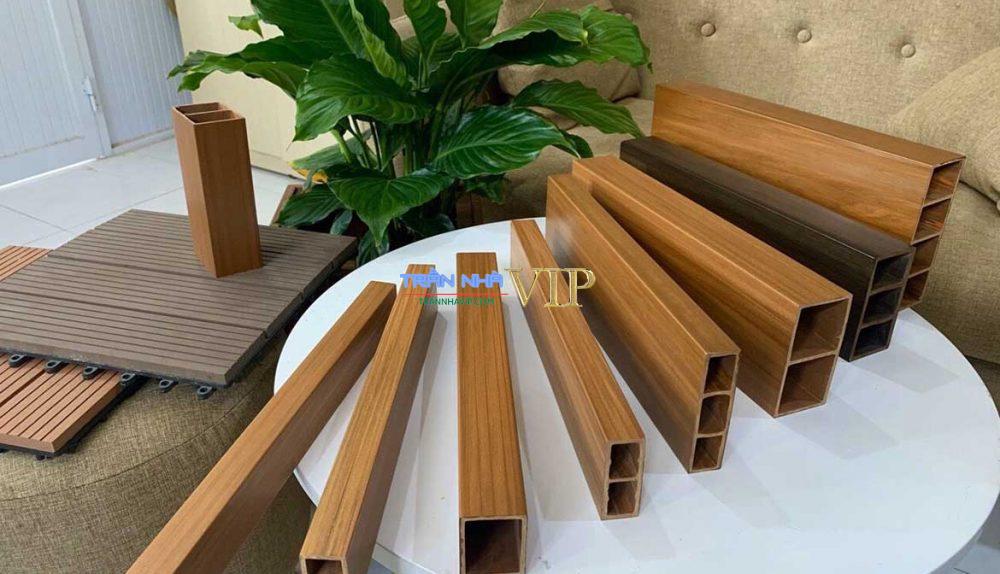 trần gỗ nhựa composite